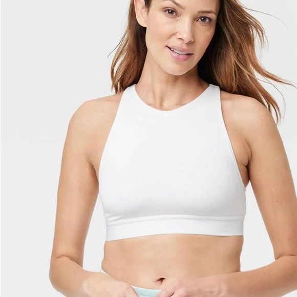 Auden Tops Womens Cotton Stretch Cross Back Bralette Poshmark